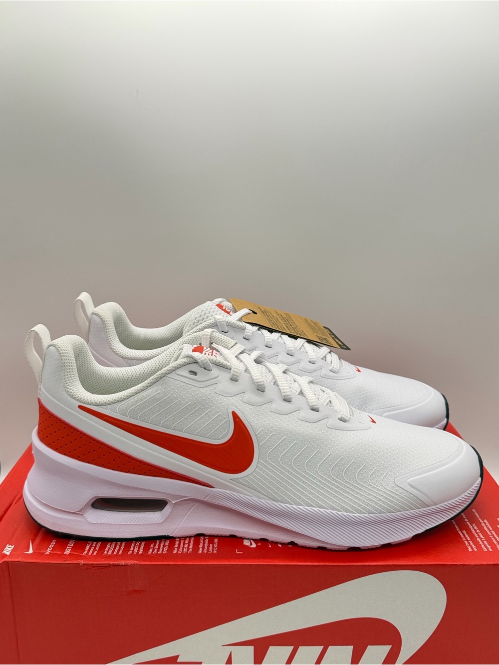 Nike Air Max Nuaxis White Picante Red FD4329-105 Men’s Size 12